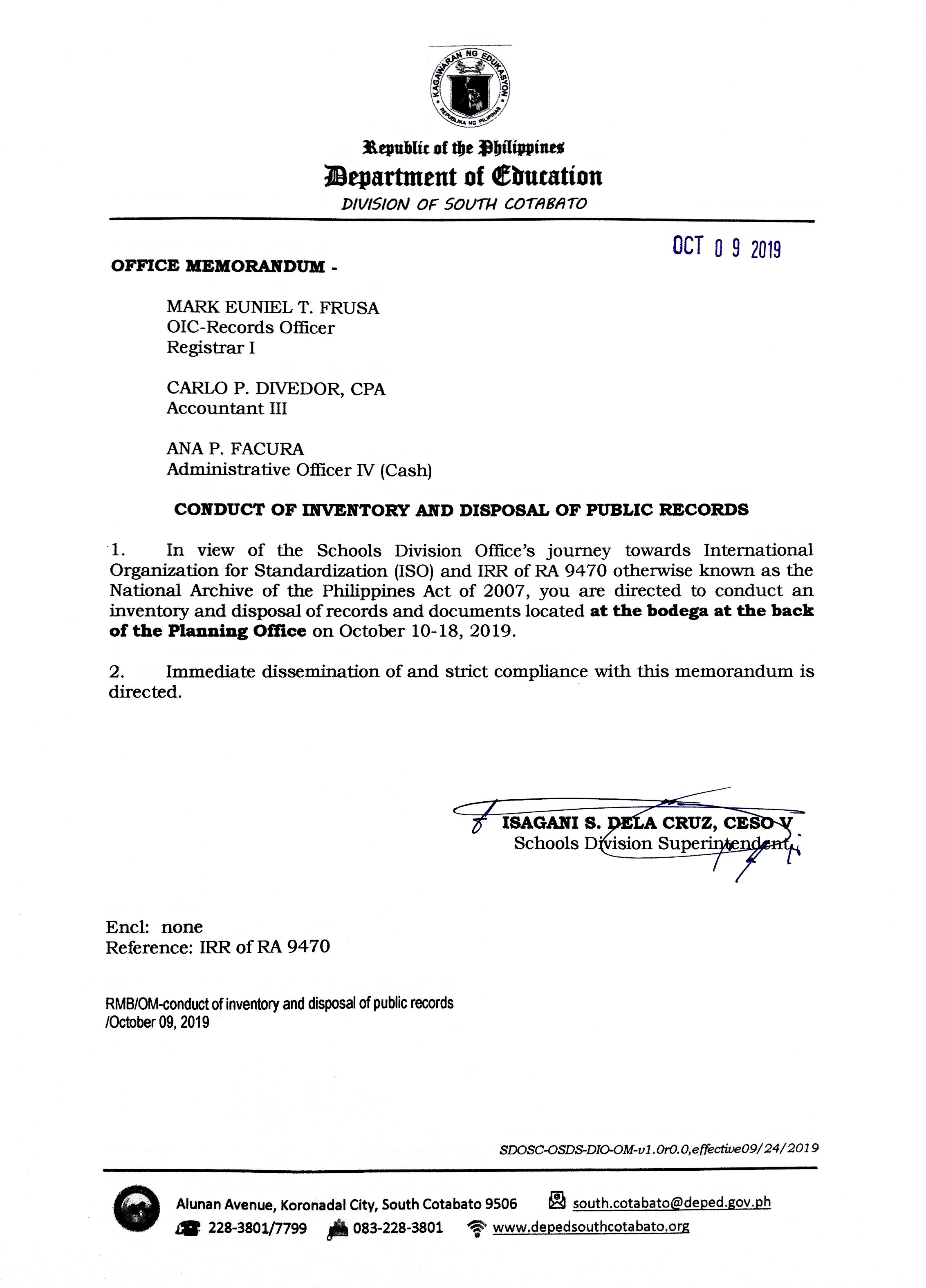 office-memorandum-conduct-of-inventory-and-disposal-of-public-records
